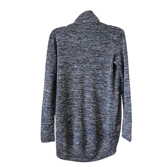 Aeropostale NYC Circle Open Cardigan Women's Size S Blue Marled Long Sleeve Cozy - Picture 3 of 7